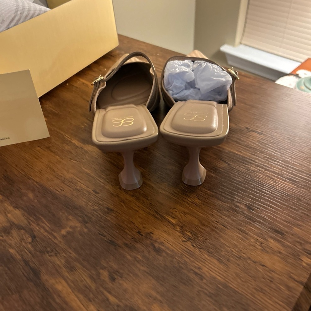 Tan Heels with Plush Lining